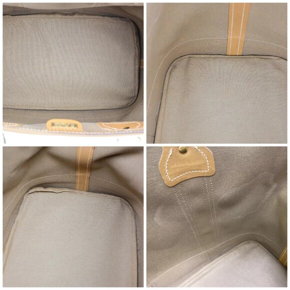 GUCCI Logo Sherry GG Pattern Travel Hand Bag PVC Leather Brown Italy 62YG543 - Picture 15 of 15